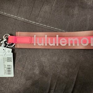 lululemon athletica Never Lost Pink Keychain Accessory